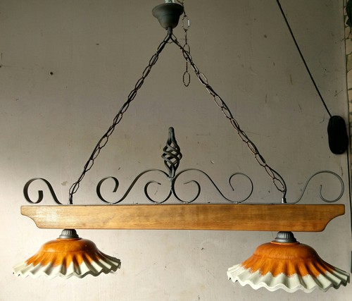 Bilanciere lampadario rustico - lampadario,