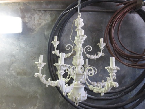 Lampadario antico legno - legno,