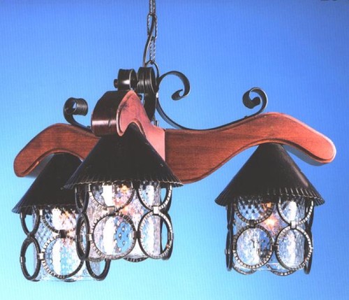 Lampadario baita luci - lampadario,