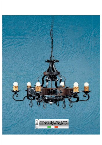 Lampadario ruota 6 luci - ruota,