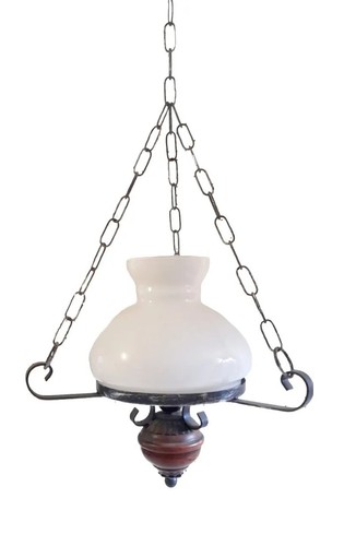 Lampadario lanterna ferro - lampadario,