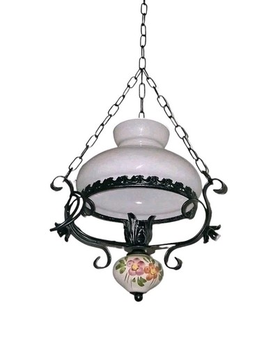 Lampadario ferro battuto - in,
