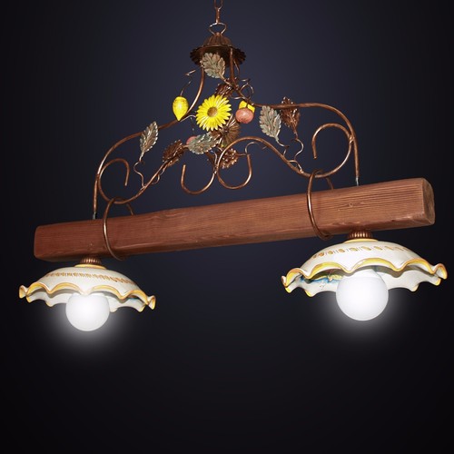 Bilanciere lampadario rustico - bilanciere,