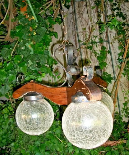 Antico lampadario lampione - lampadario,