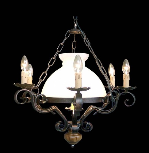 Lampadario rustico ferro - lampadario, in