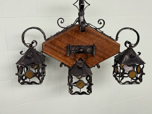 Lampadario vintage lanterna - vintage,