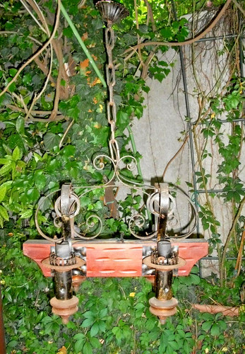 Antico lampadario lampione - antico,