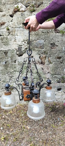 Lampadario antico ferro - antico,