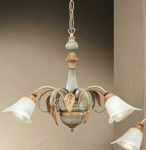 Lampadario ferro battuto - ferro, e