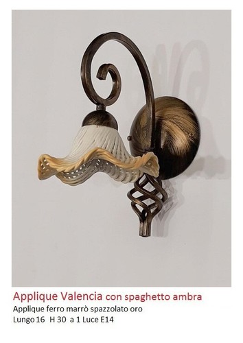 Applique legno luce forma - 1,